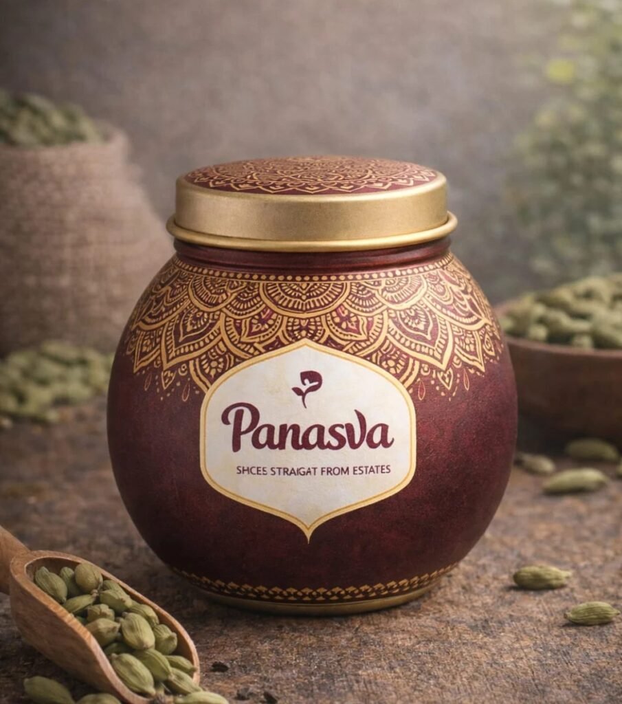 Panasva green cardamom 10 g clay matki