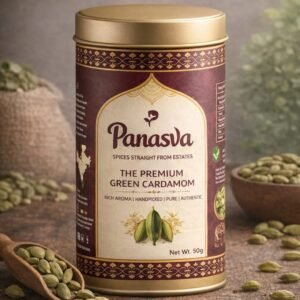 Panasva green cardamom 50 g tin